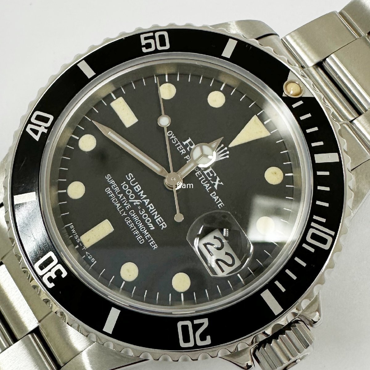 ROLEX ロレックス 16800 Submariner サブマリーナ ブラック フチなし 81番台 自動巻き J59006_画像7