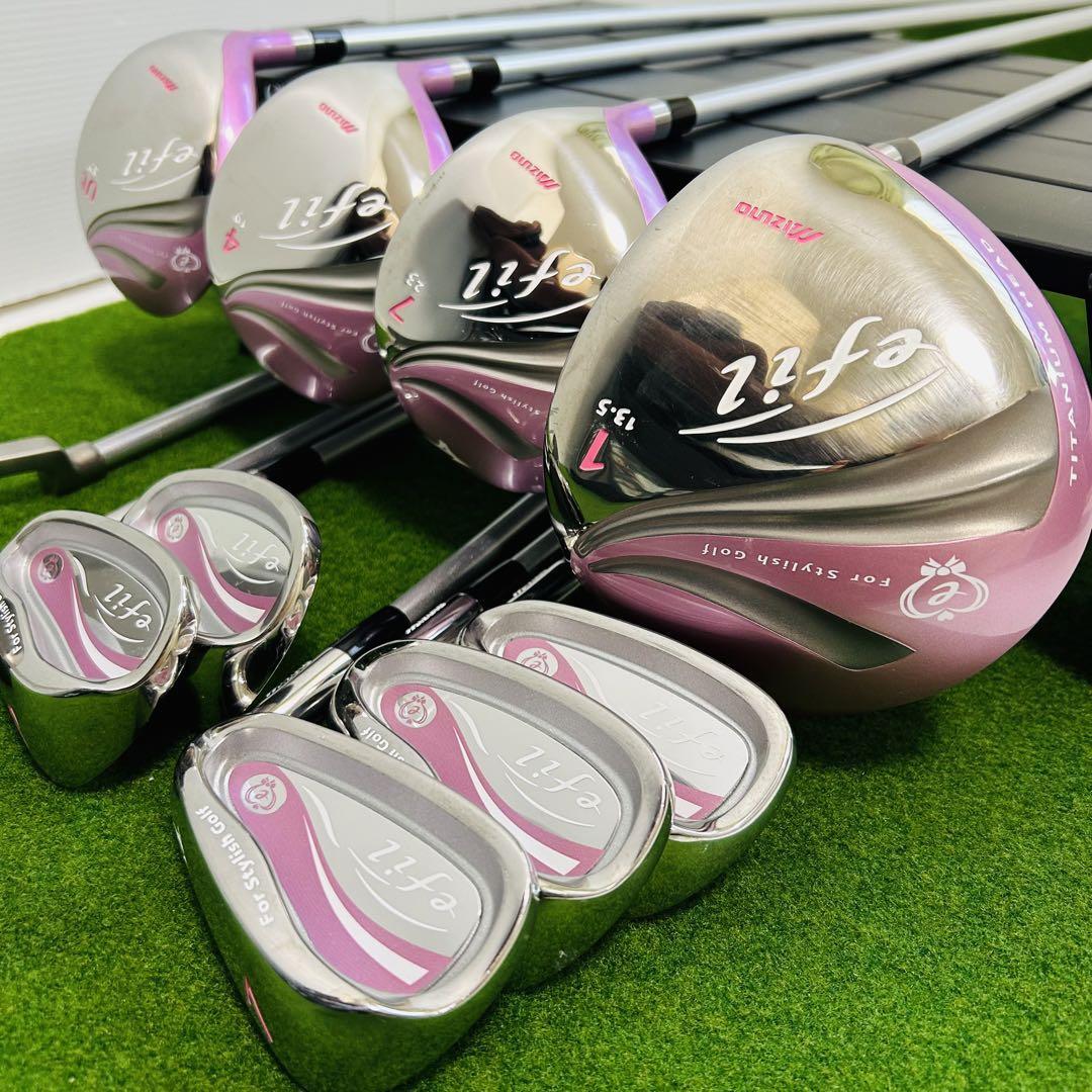 レディース クラブセット MIZUNO efil ゴルフクラブ ピンク レディース クラブセット MIZUNO efil ゴルフクラブ ピンク