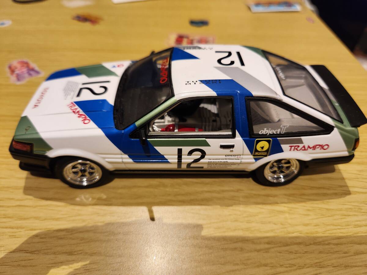 AE86 TRUENO LEVIN 1/24 ミニカー　ホットワークス　絶版_レビン横