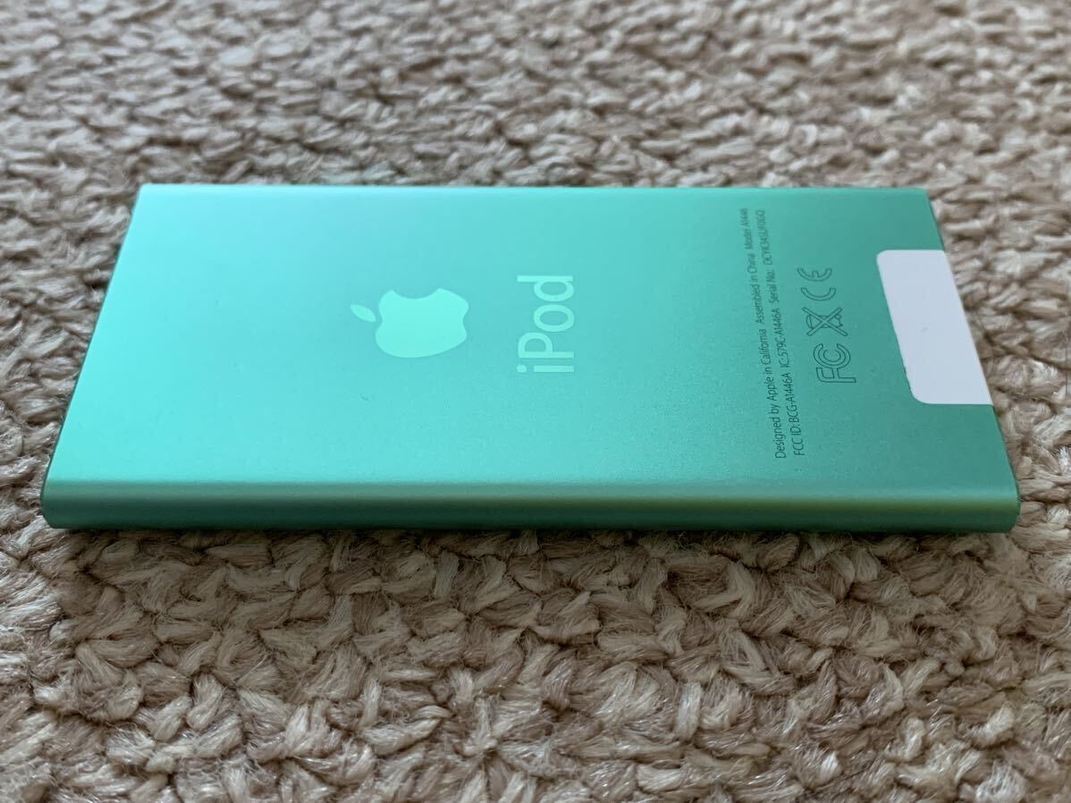 ◎美品 動作確認済 iPod nano アイポッドナノ 第7世代　グリーン Bluetooth フィットネスAPP_画像6