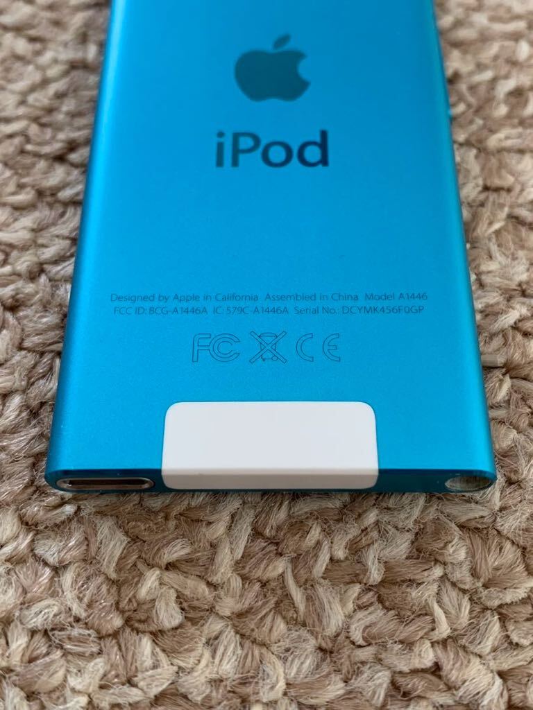 動作確認済 Apple iPod nano 第7世代 ブルー Bluetooth 動作確認済 iPod nano アイポッドナノ 第7世代 ブルー Bluetooth