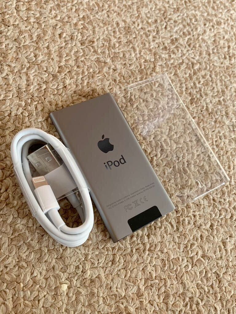 ◎美品 動作確認済 iPod nano アイポッドナノ 第7世代　スペースグレイ Bluetooth フィットネスAPP_画像1