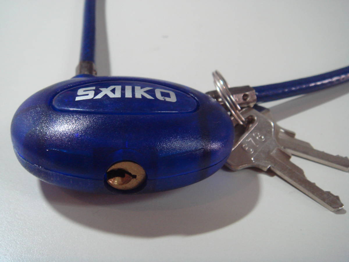 ( самая низкая цена ) SAIKO wire lock велосипед пассажирский ключ ( не использовался новый товар ) выставляется 