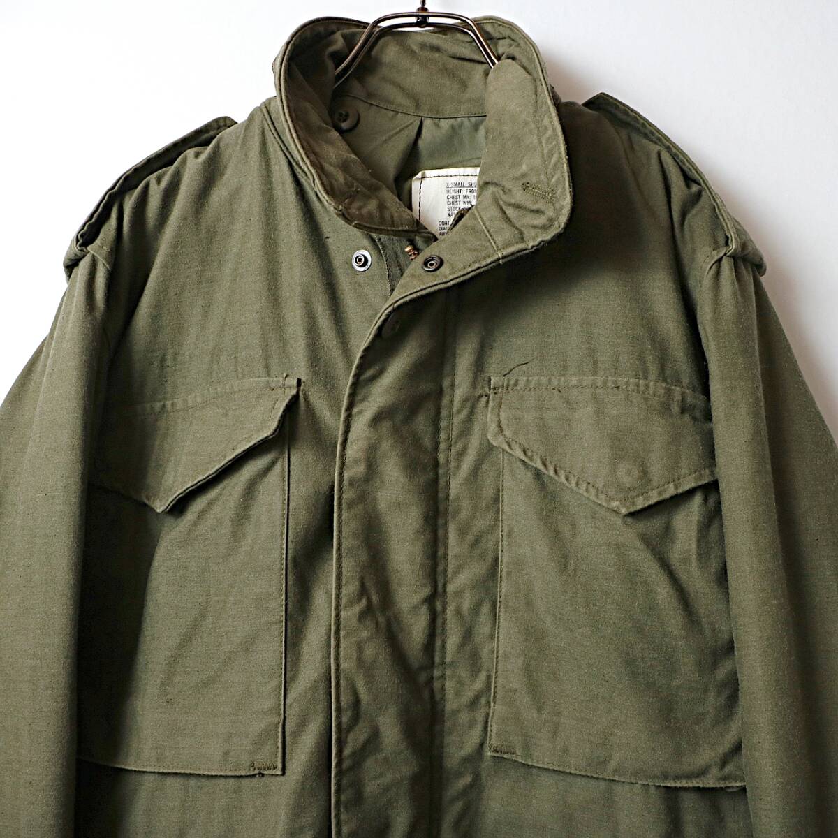 80s US ARMY M-65 ミリタリー フィールド ジャケット XS-SHORT 古着 used_画像2