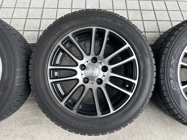 多忙の為 引き取り限定でお願いします 205-55R16 ダンロップスタッドレス アルミセット クラウンエステートにて使用の画像4