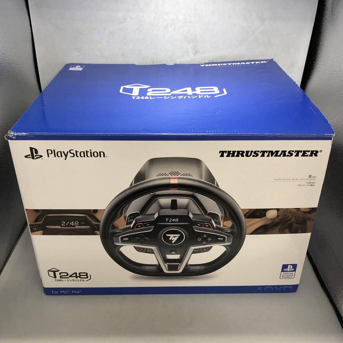 スラストマスター ステアリングコントローラ T248 レーシングハンドル PS5/PS4/PC THRUSTMASTER_画像1