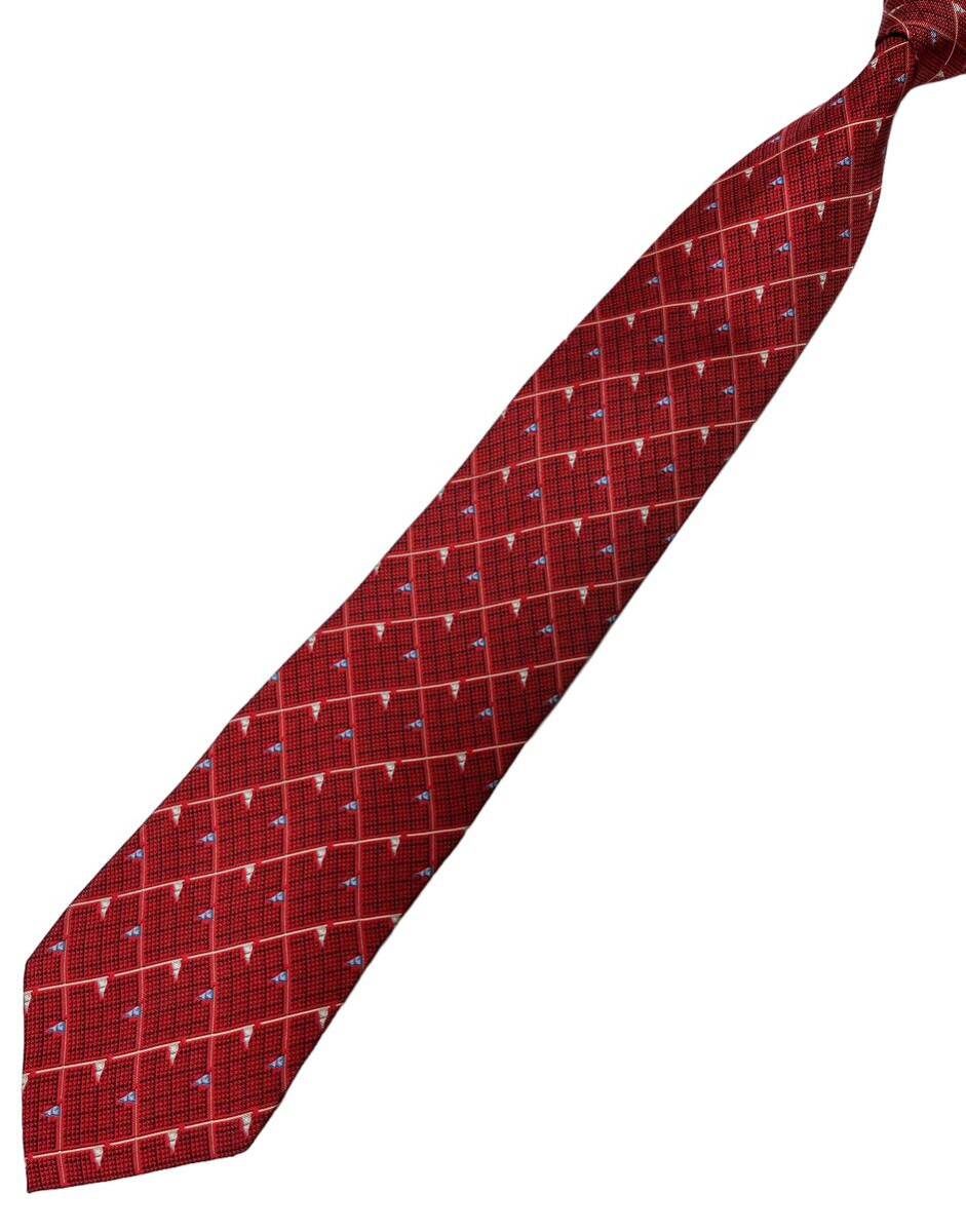dunhill necktie flag pattern Dunhill USED used m827