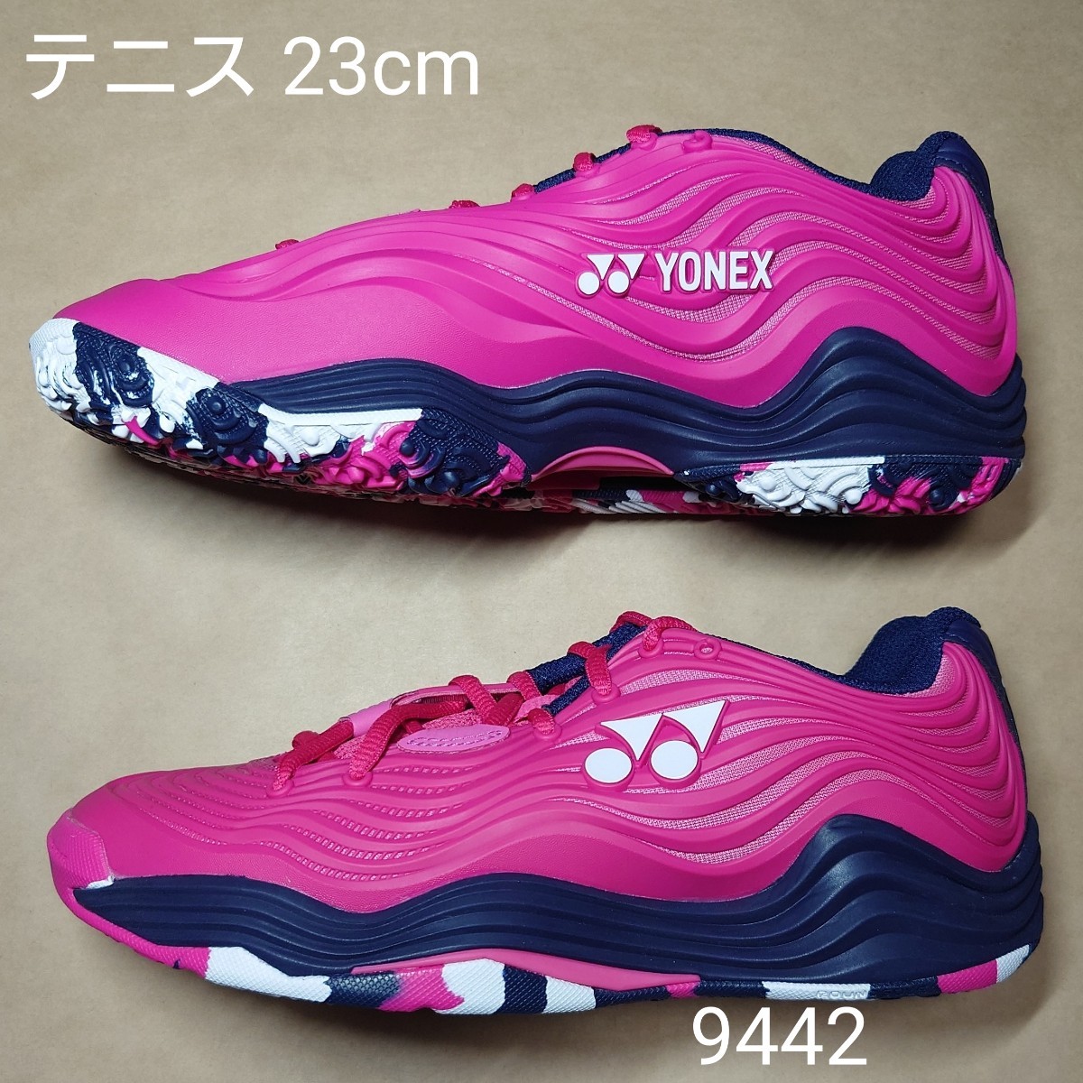 テニスシューズ 23.5cm ヨネックス YONEX パワークッション フュージョンレブ5 ウィメンGC 9442_画像1