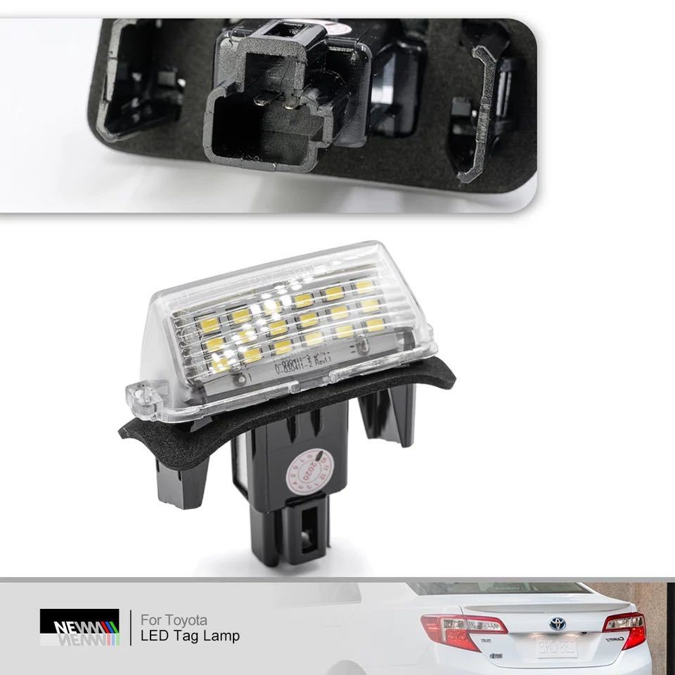 高品質 4ヶ月保証☆トヨタ　GRヤリス GXPA16 MXPA12 LED ナンバー灯 ライセンスランプ 純正 交換タイプ カプラーオン_画像3