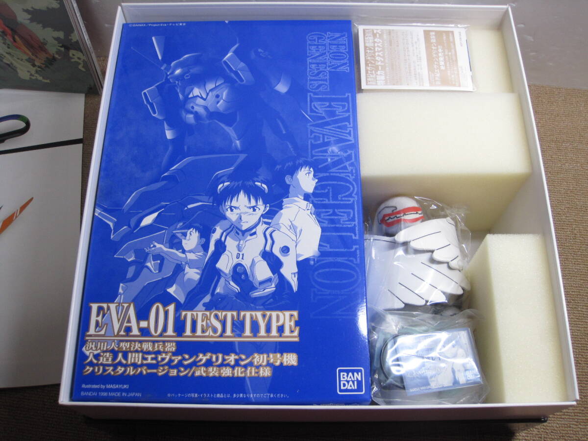 *LD BOX Neon Genesis Evangelion theater version laser disk * anime the first serial number plastic model telephone card Ayanami Rei figure the first times limitation version *