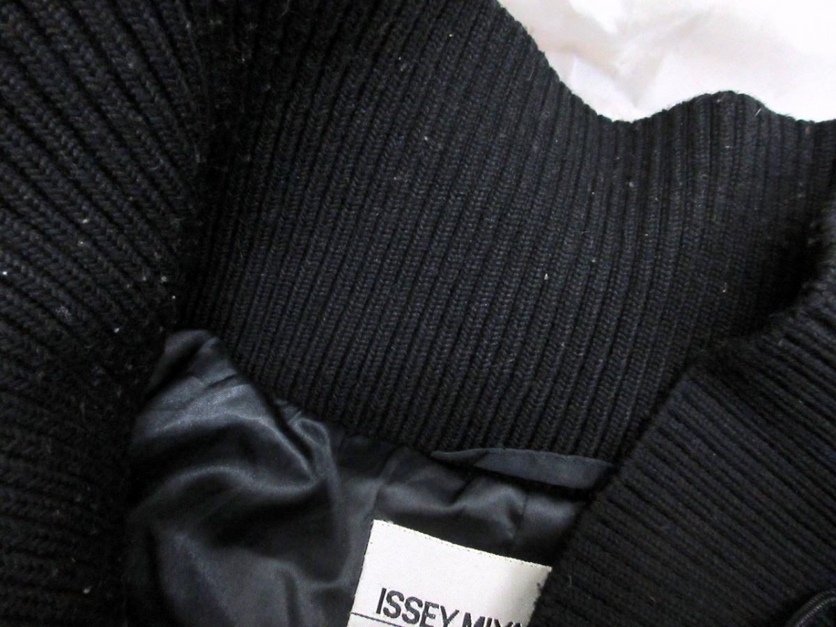 ISSEY MIYAKE MEN イッセイミヤケ メン コート XL ME69FA433 ブラック PLEATS PLEASE プリーツプリーズ_画像5