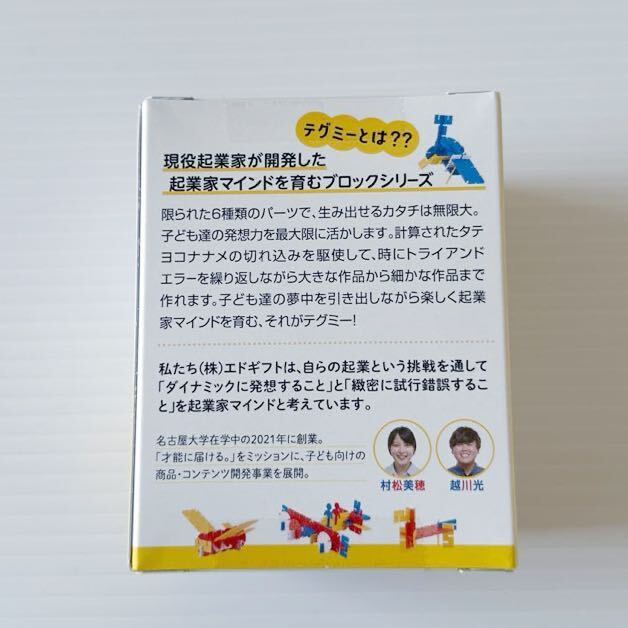 テグミー ミニ 26ピース 未開封 ブロック 知育 玩具 起業家マインド グッドトイ・グッドデザインニューホープW受賞 日本製 脳活性化 TEGMII_画像4