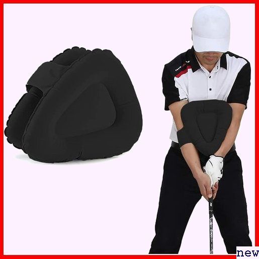 新品◆ ゴルフ練習用品 エアポンプ付き 空気入れ付き 初心者に適し フレータブル スイン ゴルフ 三角スイングトレーナー 209の画像1
