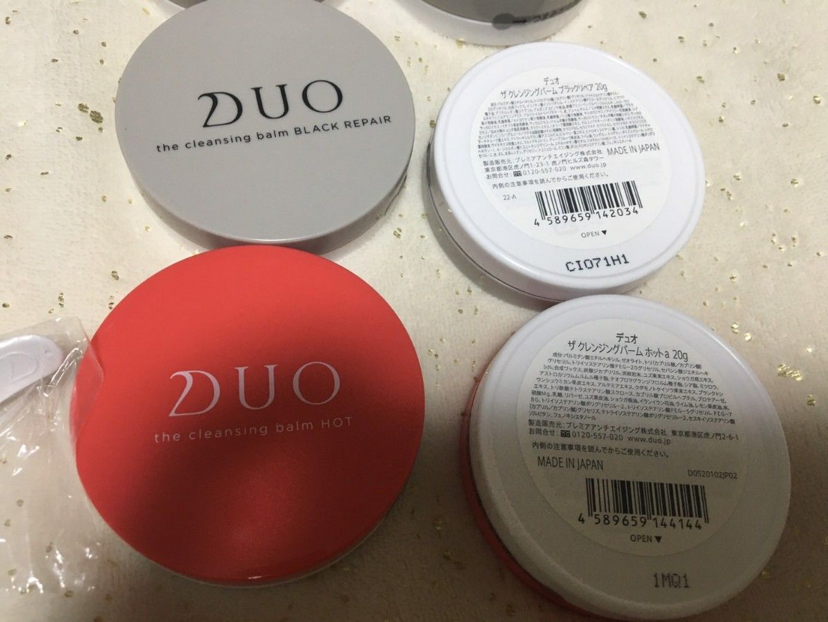 DUO ザ デュオクレンジングバーム ブラックリペア90g          ブラックリペア20g4個 　 ホットバーム20g2個