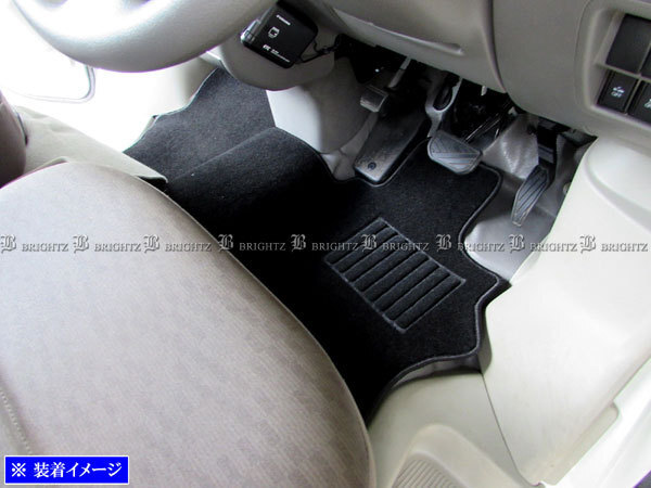 エブリイバン DA17V フロア マット 2PC カーペット カバー ステップ スカッフ エブリィバン エブリーバン FLOOR－MAT－034_画像1