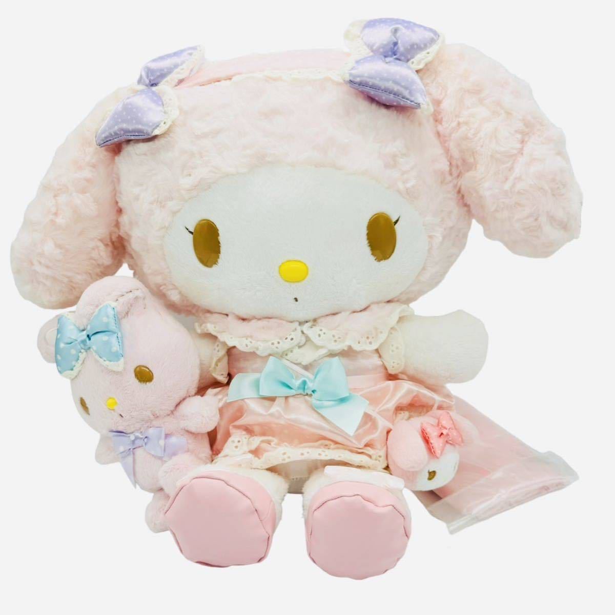 【タグ付き☆極美品】マイメロ おめかしシリーズ DXぬいぐるみ (マイメロディ オメカシ Sanrio サンリオ )