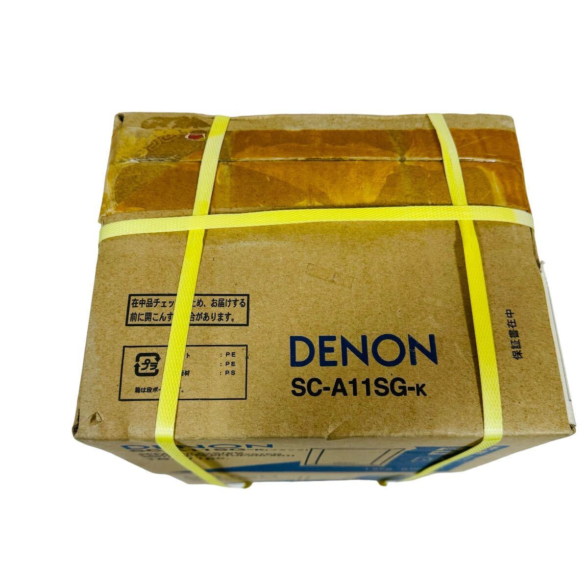 新品未開封】Denon ブックシェルフスピーカー ブラック SC-A11SG 新品未開封】Denon ブックシェルフスピーカー ブラック SC-A11SG