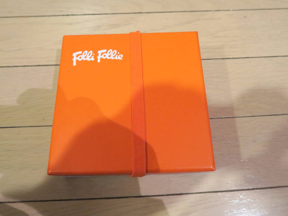 Folli Follie■フォリフォリ■レザー■ハート型■小銭入れ■コインケース■黒■未使用■レディース財布_画像5