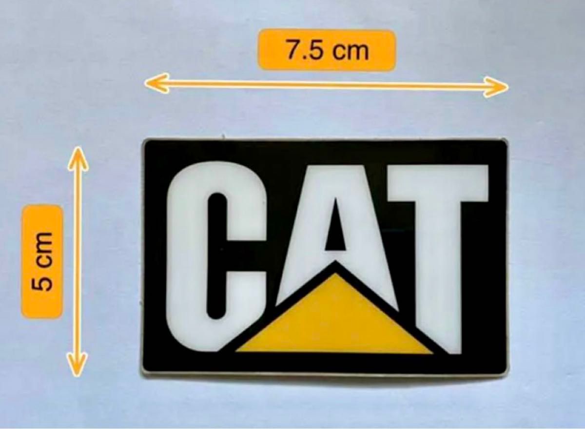 残1枚 CATキャタピラー CATERPILLAR 黒 ステッカー★海外限定品★廃版品★新品