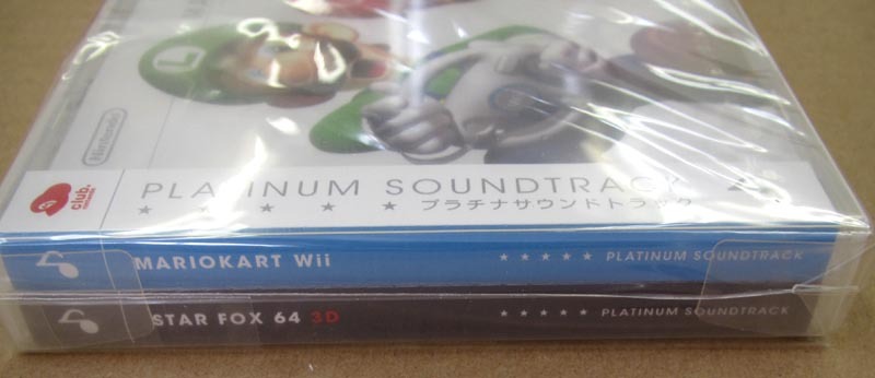 新品 マリオカートWii & スターフォックス64 3D プラチナサウンドトラック クラブニンテンドー 2011年度 CD 2種セットの画像2