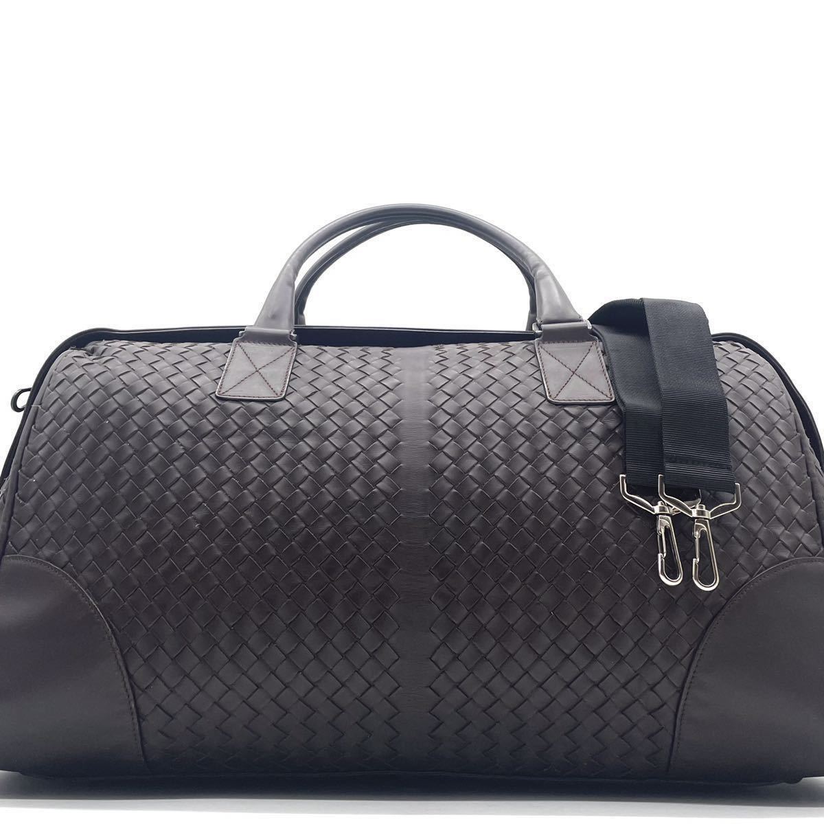 1円～【定価850,000円】BOTTEGA VENETA ボッテガヴェネタ ボストンバッグ ショルダーバッグ ビジネスバッグ イントレチャート 大容量