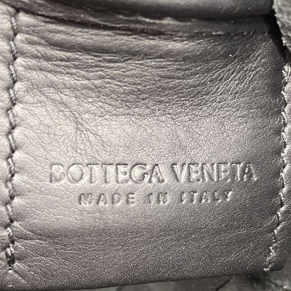 1円～【未使用級】BOTTEGA VENETA ボッテガヴェネタ クラッチバッグ ボディバッグ セカンドバッグ イントレチャート ブラック 現行モデルの画像9