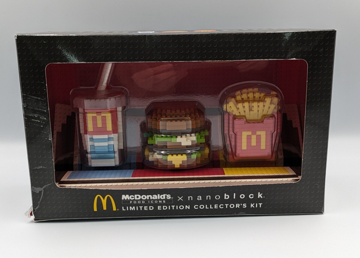 マクドナルド ナノブロック リミテッドエディション コレクターズキット ビッグマックセット_画像1