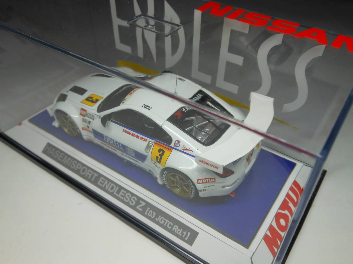 エブロ 1/43 長谷見スポーツ-エンドレス Z… #3 木下 みつひろ / 柳田 真孝 … JGTC 2003（箱無し）_画像3