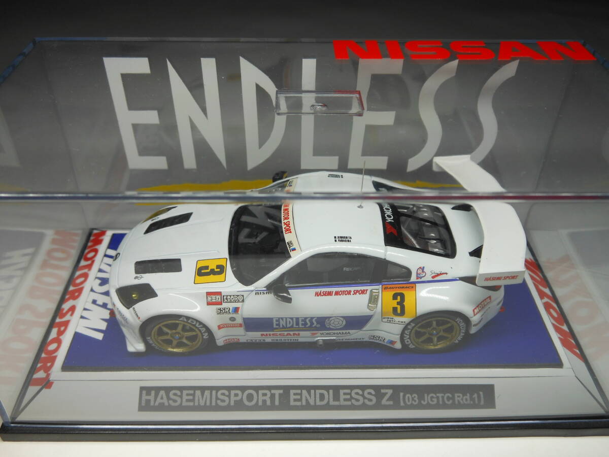 エブロ 1/43 長谷見スポーツ-エンドレス Z… #3 木下 みつひろ / 柳田 真孝 … JGTC 2003（箱無し）_画像5