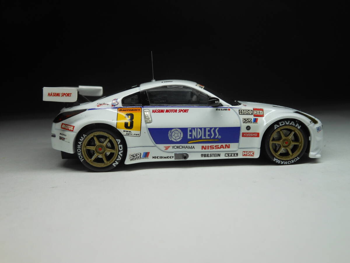 エブロ 1/43 長谷見スポーツ-エンドレス Z… #3 木下 みつひろ / 柳田 真孝 … JGTC 2003（箱無し）_画像6