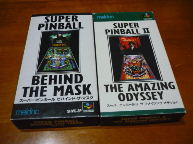 KAZe　digitalpinball 　デジタルピンボール　 スーパーファミコン　behind the mask the amazing odyssey superpinball