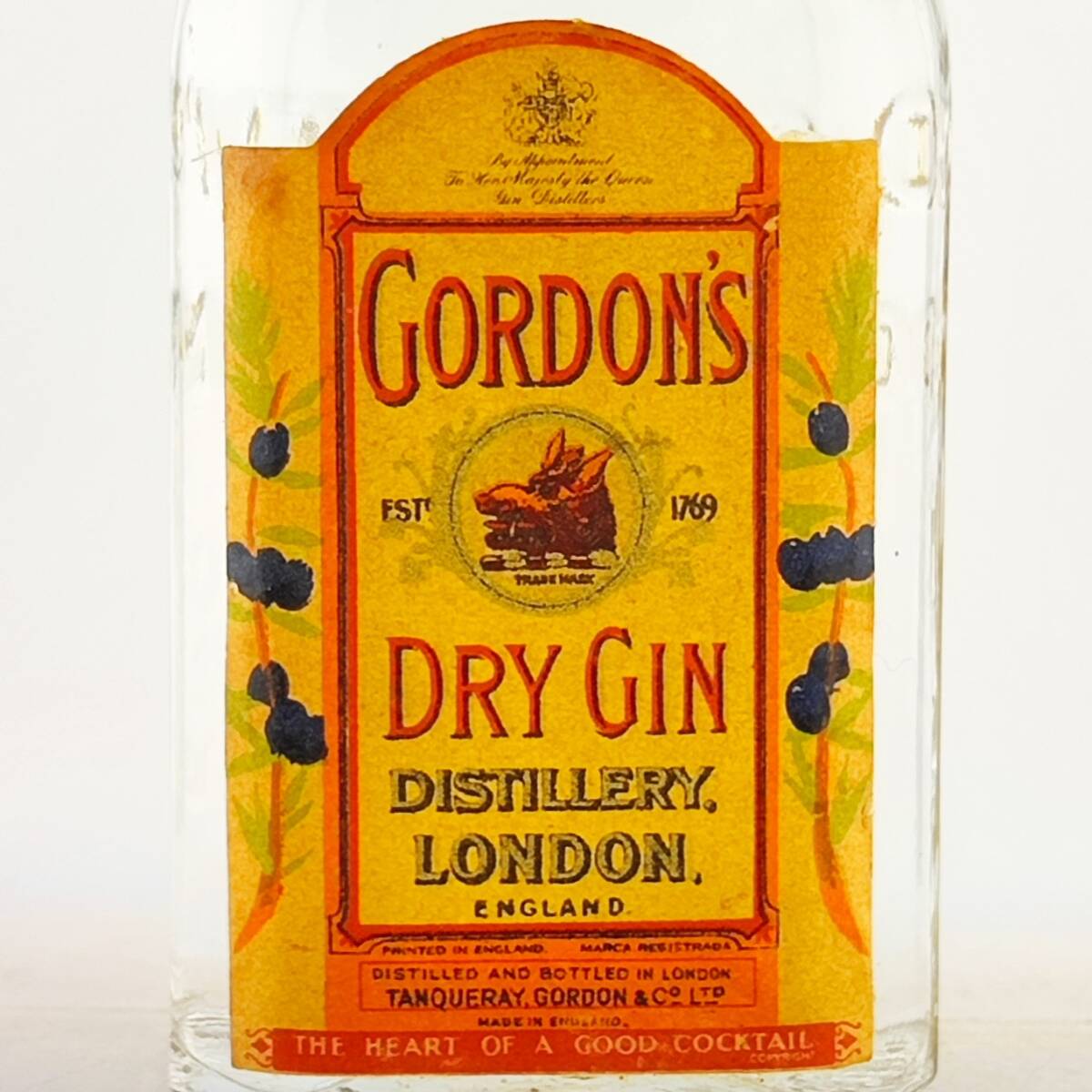 GORDON'S LONDON DRY GIN TIN CAP 約47度 約60ml【ゴードン GORDON'S LONDON DRY GIN TIN CAP 約47度 約60ml【ゴードン