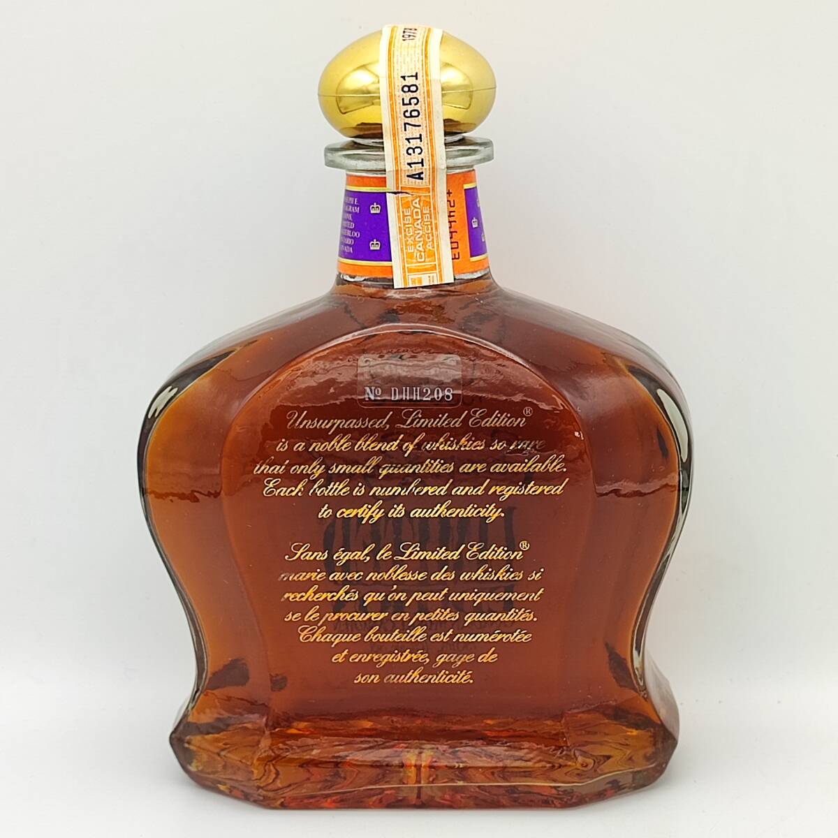 【全国送料無料】Crown Royal LIMITED EDITION 1978 CANADIAN WHISKY CANADIEN　40度　750ml【クラウンローヤル リミテッド エディション】