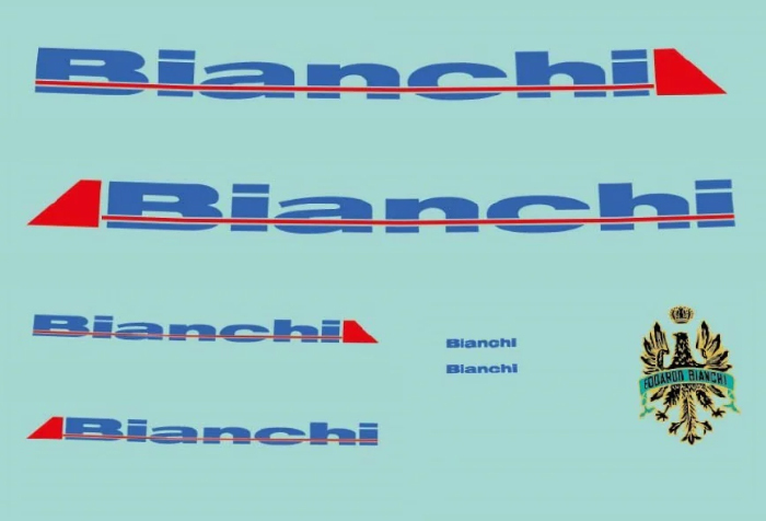 Bianchi ビアンキ フレーム用デカール クロモリ(#880)