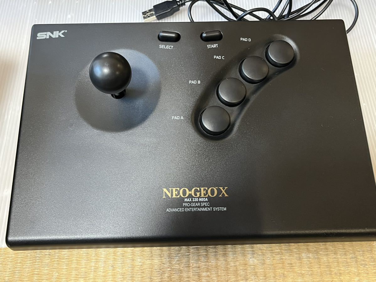 ☆動作確認のみ　ほぼ未使用　NEO GEO X GOLD ネオジオX ゴールド 特別限定品 SNK NEOGEOＸ GOLD 完品　送料無料☆