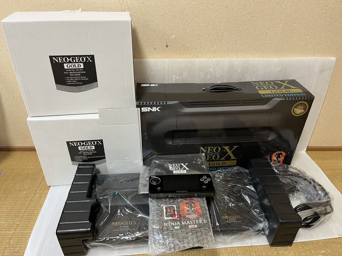 動作確認のみ ほぼ未使用 NEO GEO X GOLD ネオジオX ゴールド 動作確認のみ ほぼ未使用 NEO GEO X GOLD ネオジオX ゴールド