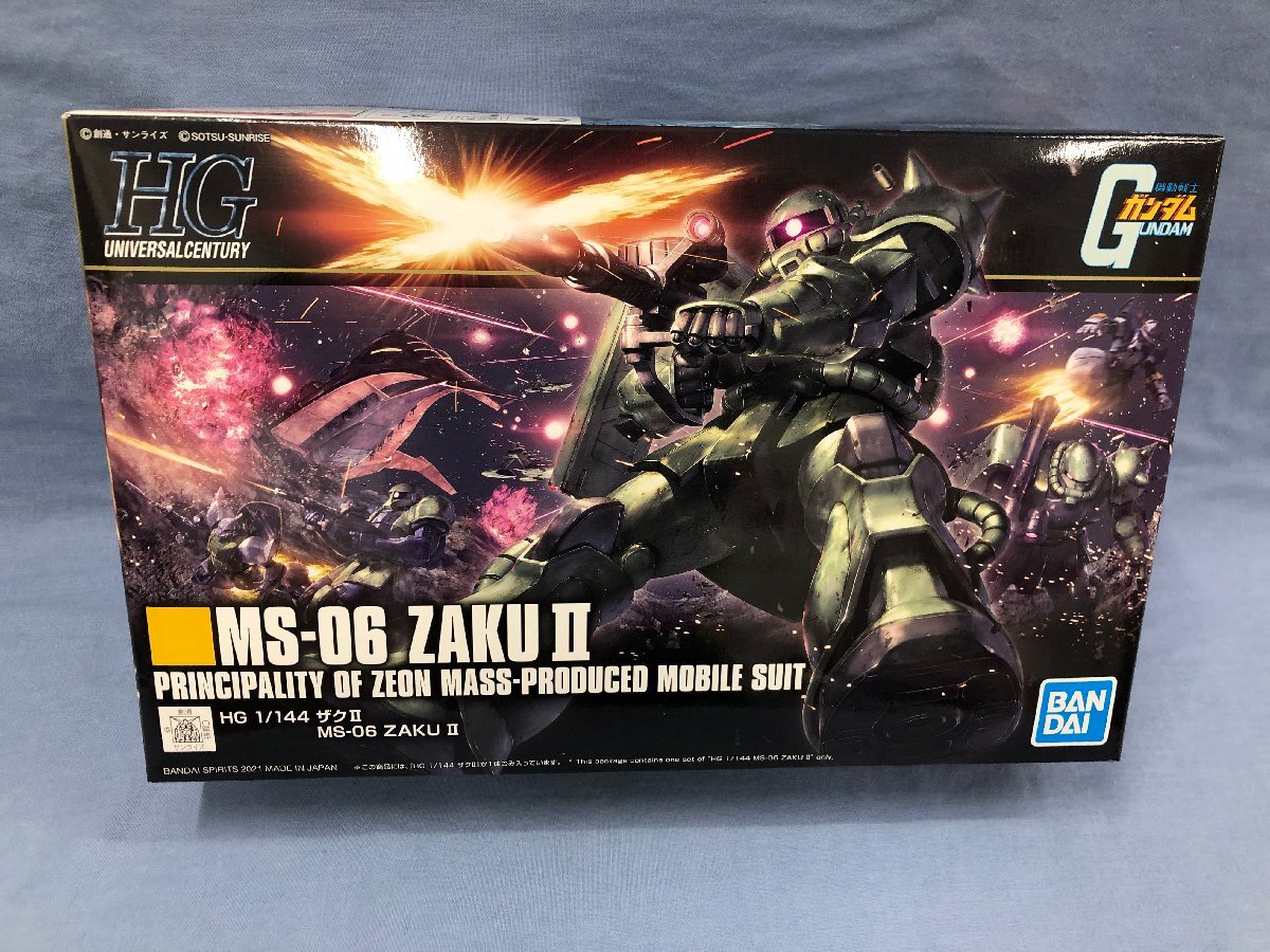 ジャンク品　プラモデル　機動戦士ガンダム　1/144　ギャン　1/144　ザクⅡ　032855　※佐川急便にて発送_画像2