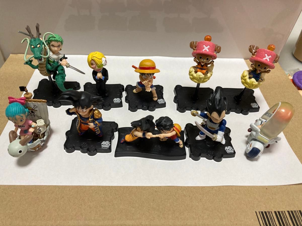 ジャンプ40周年記念フィギュア ドラゴンボールワンピースコラボ ジャンプ40周年記念フィギュア ドラゴンボールワンピースコラボ
