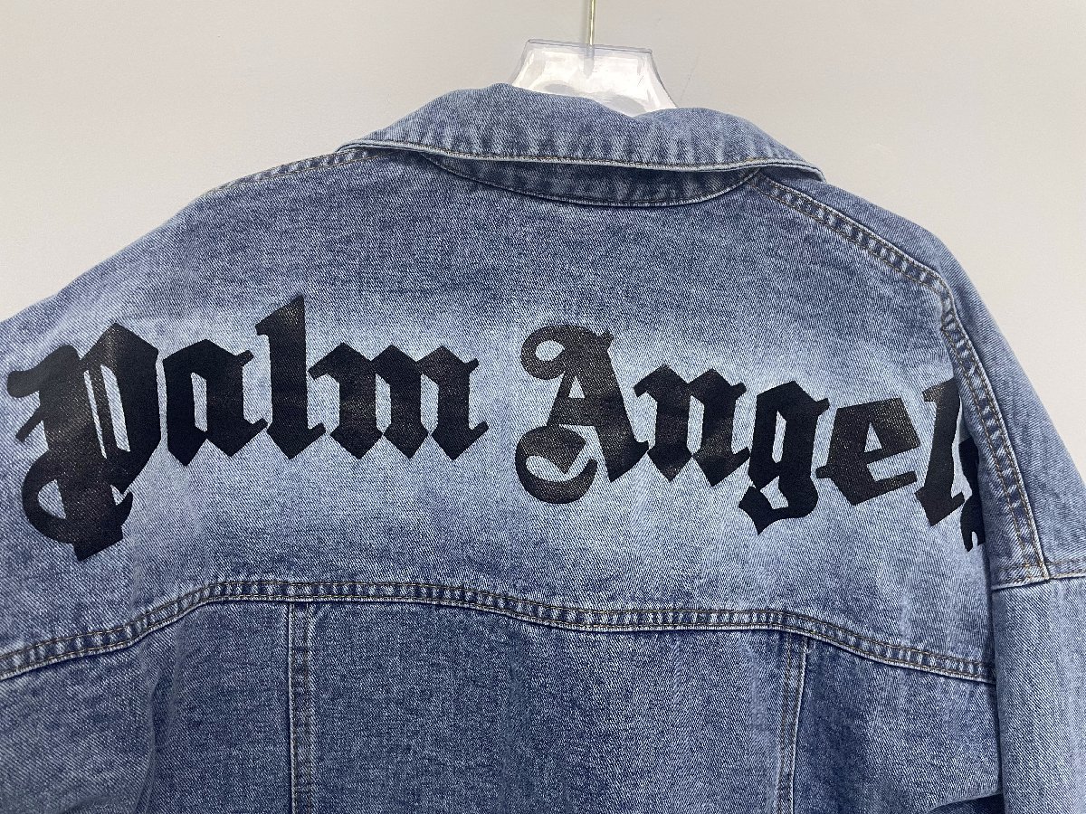 PALM ANGELS パーム エンジェルス デニムジャケット ジャケット logo ブルー 中古 JN 1_画像6