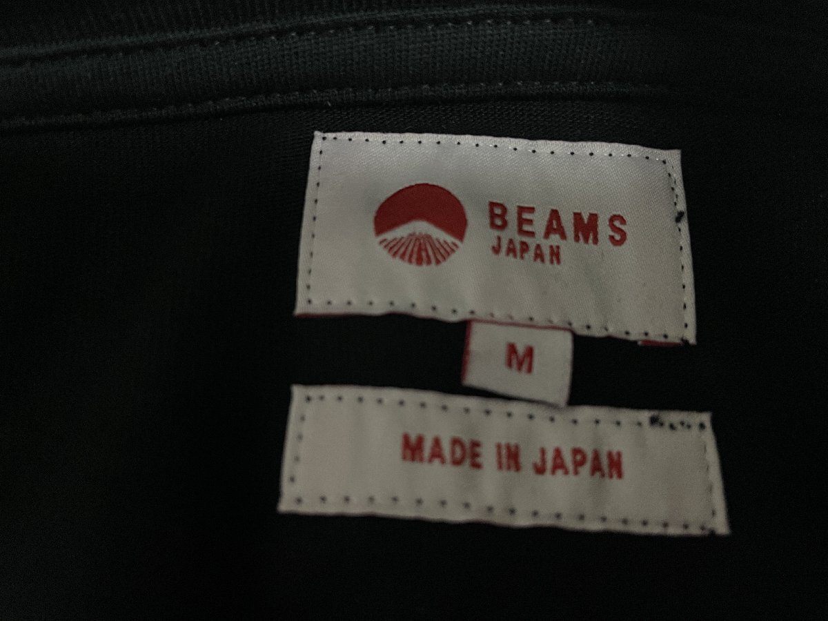 BEAMS　ビームス JAPAN STECH LOOSE L/S 上着 ニット セーター コットン 長袖 ホワイト 中古 Ｍ JM A_画像2