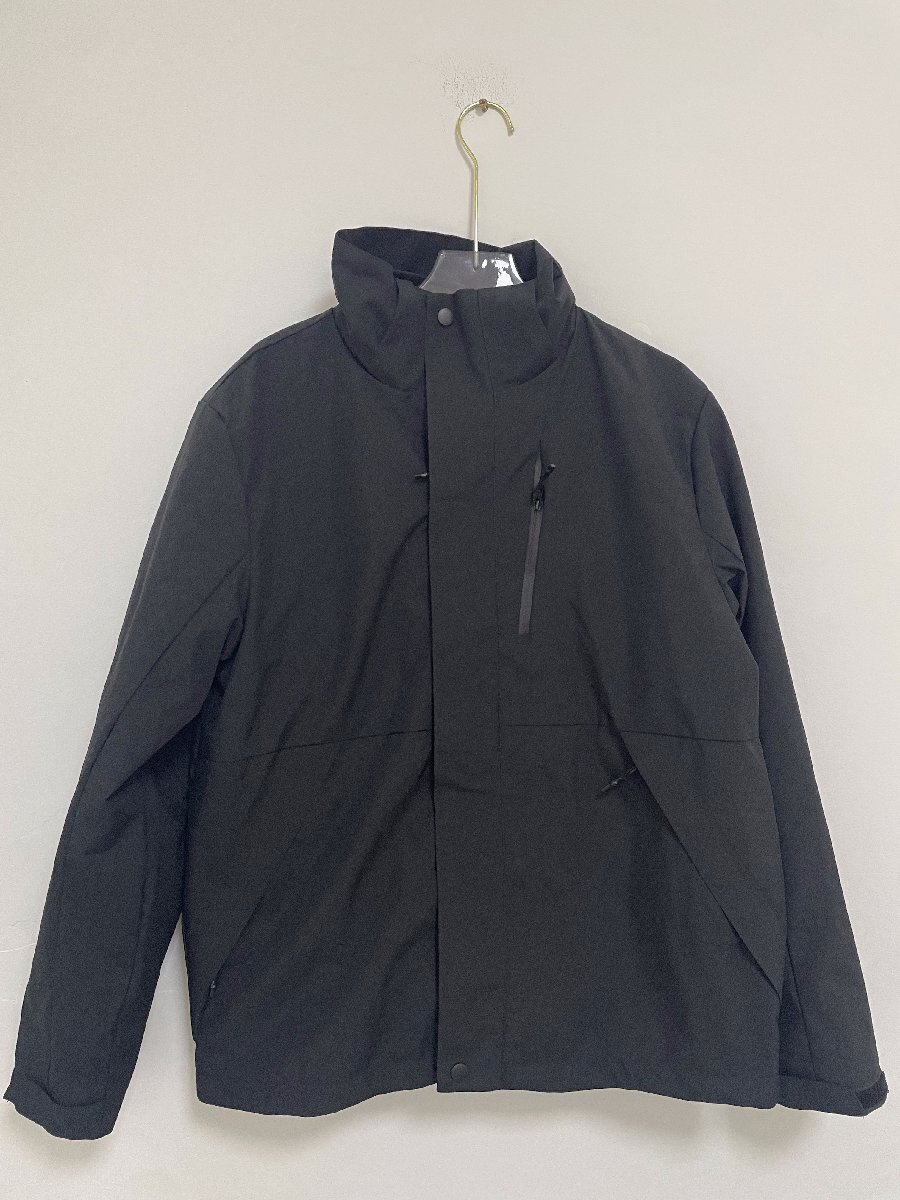 STONE ISLAND マウンテンパーカー スタンド フルジップ ウインドブレーカー ゴルフウェア ブラック 帽子なし M 中古 JN 1_画像8