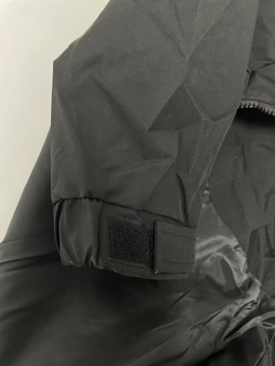 DESCENTE デサント ジャケット ロゴ プリント ジップアップ スタンド ジャケット M ブラック 中古 JN 1_画像4