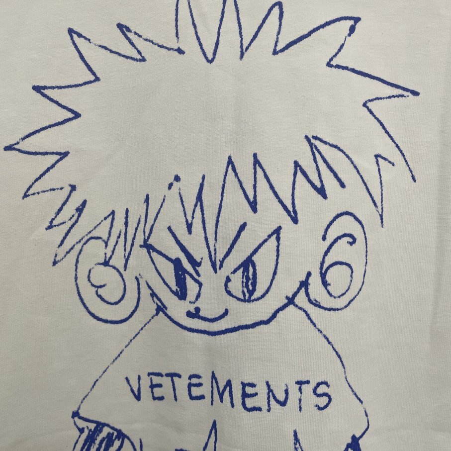 VETEMENTS ヴェトモン トップス Tシャツ・カットソー 白い Man White T-Shirts　ファッション Mサイズ_画像6