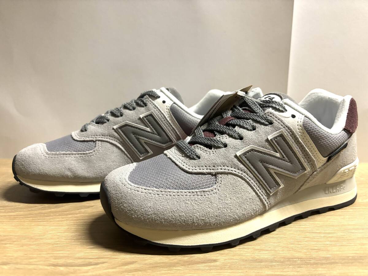 未使用 24.5cm D ニューバランス U574KBR グレー new balanceの画像1