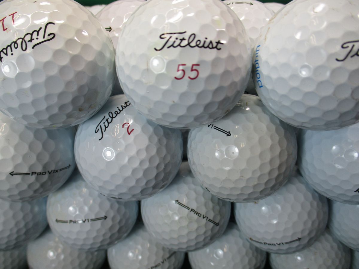 2300【☆☆☆級】タイトリスト Titleist PROV1/PROV1X [2021年] 50個_画像3