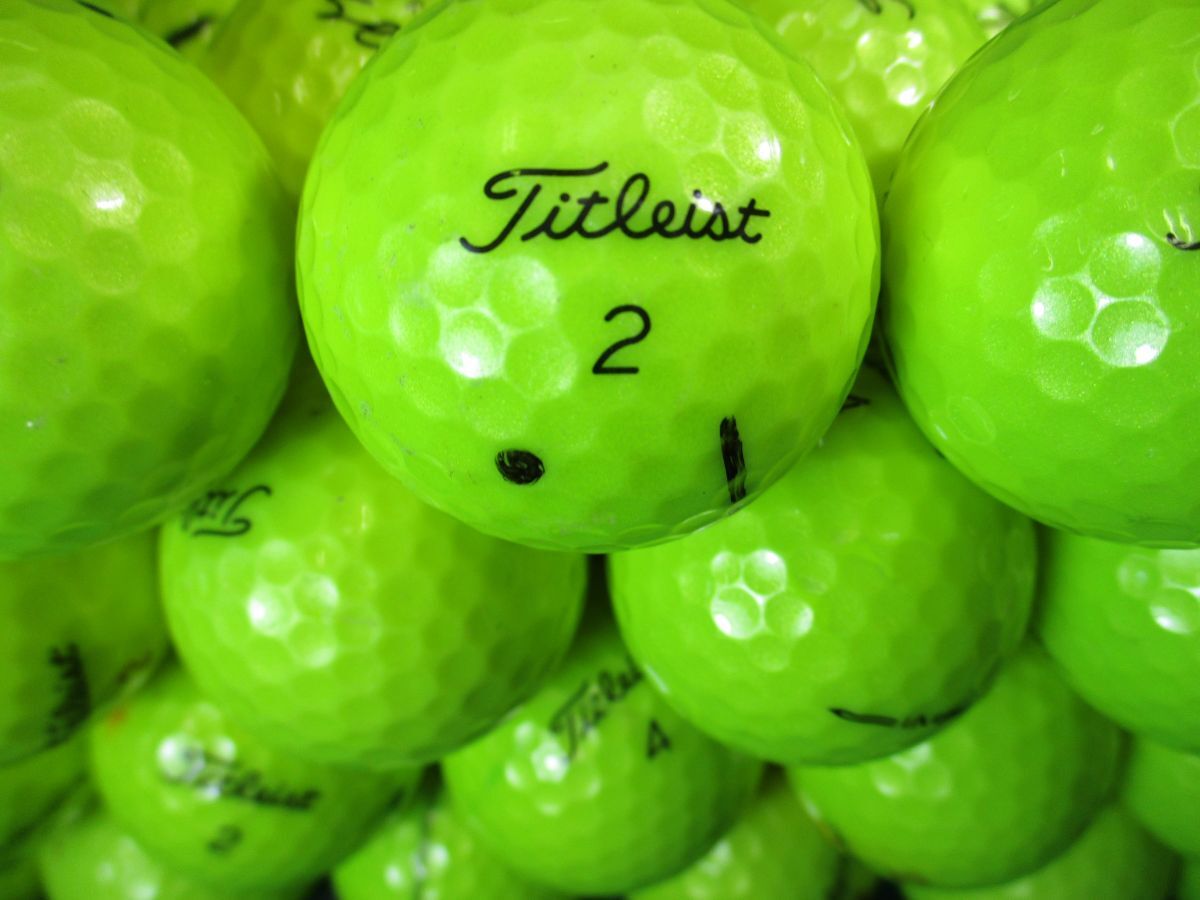 2792【特A２級】タイトリスト Titleist PROV1/PROV1X [イエロー] [2019～2023年] 50個_画像1