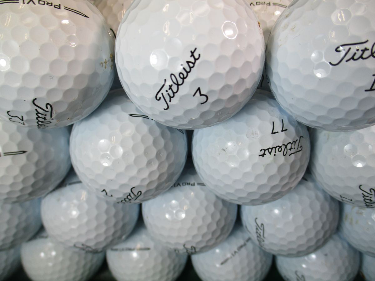 2795【☆☆☆級】タイトリスト Titleist PROV1 [2023年] 50個_画像3