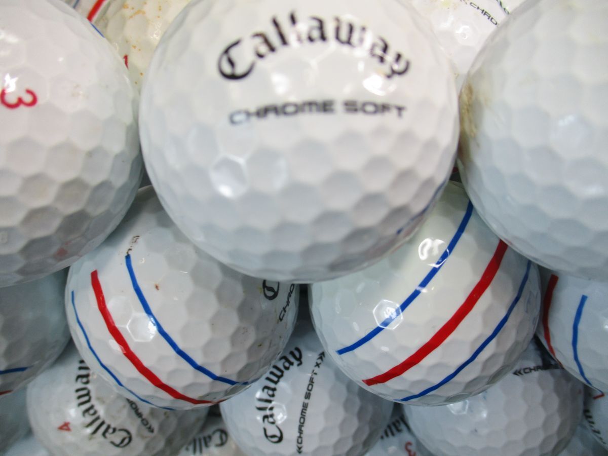 2825【お徳用◎】キャロウェイ Callaway CHROME SOFT/X/LS トリプルトラック 50個_画像1