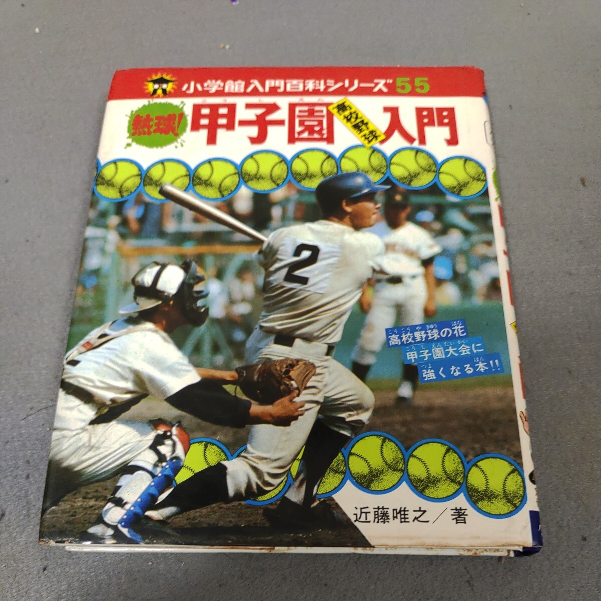 甲子園入門◇小学館◇入門百科シリーズ◇昭和51年初版発行◇高校野球◇近藤唯之◇名門18校_画像1