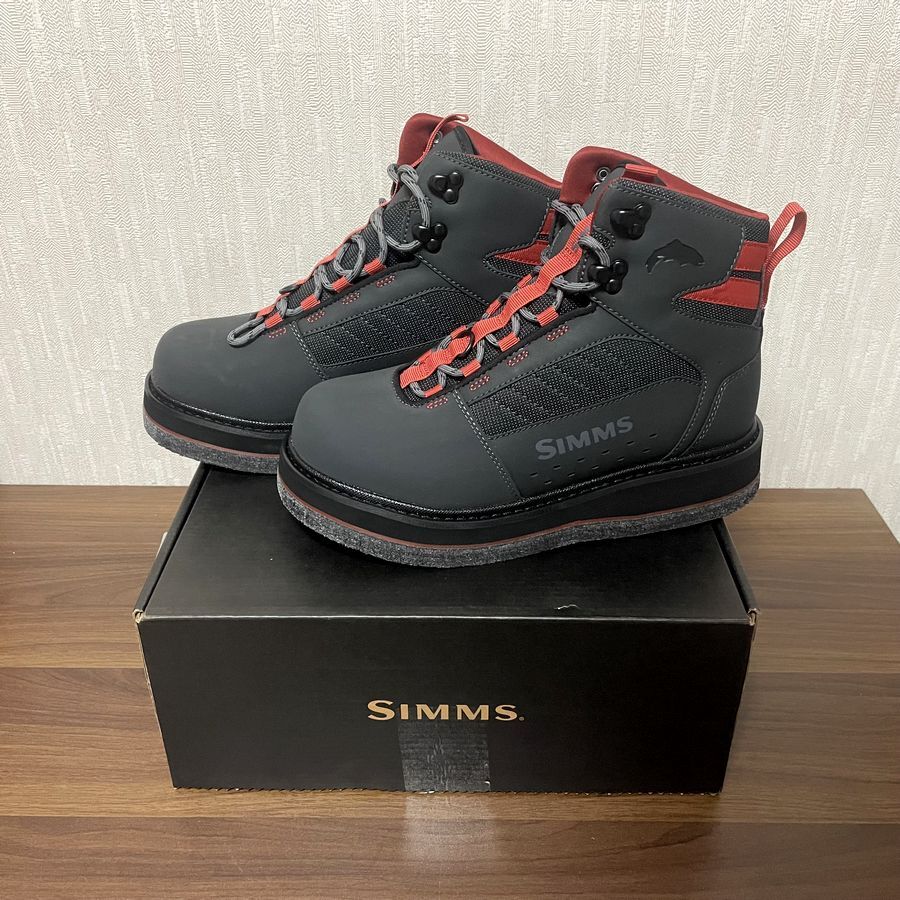 SIMMS TRIBUTARY BOOT Felt Boots Carbon US7 25cm シムス SIMMS TRIBUTARY BOOT Felt Boots Carbon US7 25cm シムス